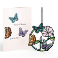 Nature's Beauty Butterfly Suncatcher Card