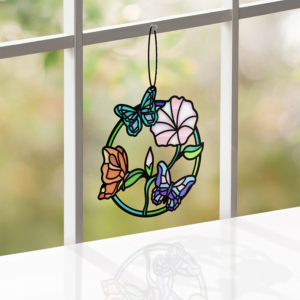 Nature's Beauty Butterfly Suncatcher Card