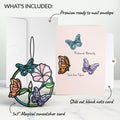 Nature's Beauty Butterfly Suncatcher Card