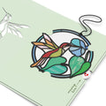 Smile to Your Heart Hummingbird Suncatcher Card