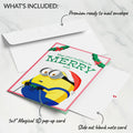 Minions Merry & Bright Light-Up Pop-Up Card