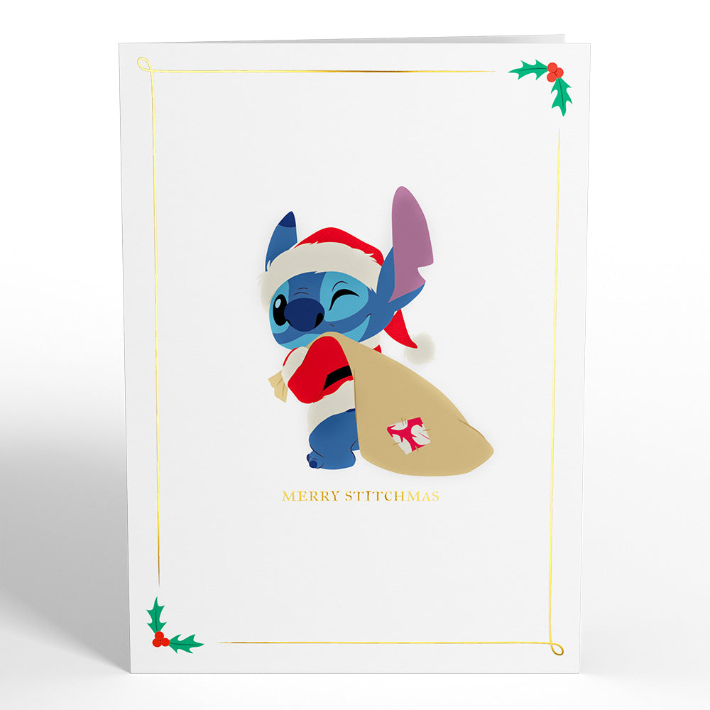 Disney's Stitch Merry Stitchmas Pop-Up Card