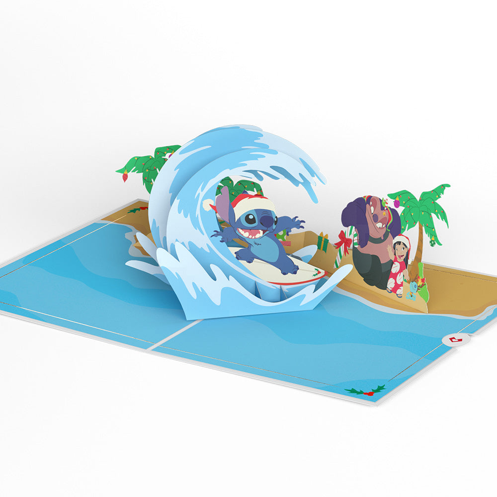 Disney's Stitch Merry Stitchmas Pop-Up Card
