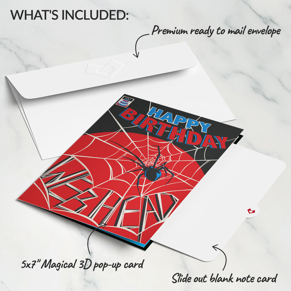 Marvel's Spider-Man Happy Birthday Webhead Pop-Up Card