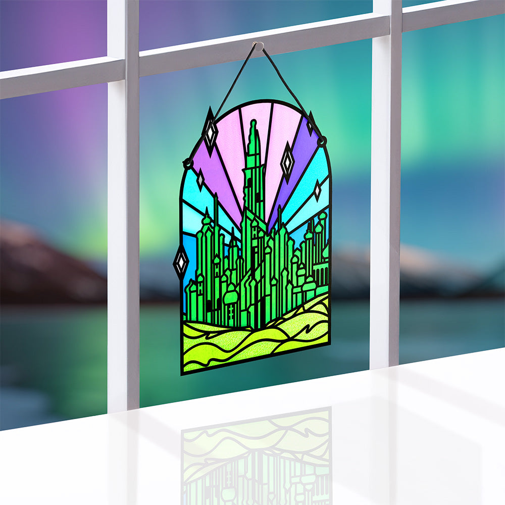 Wicked You Are Wickedly Wonderful Suncatcher Card