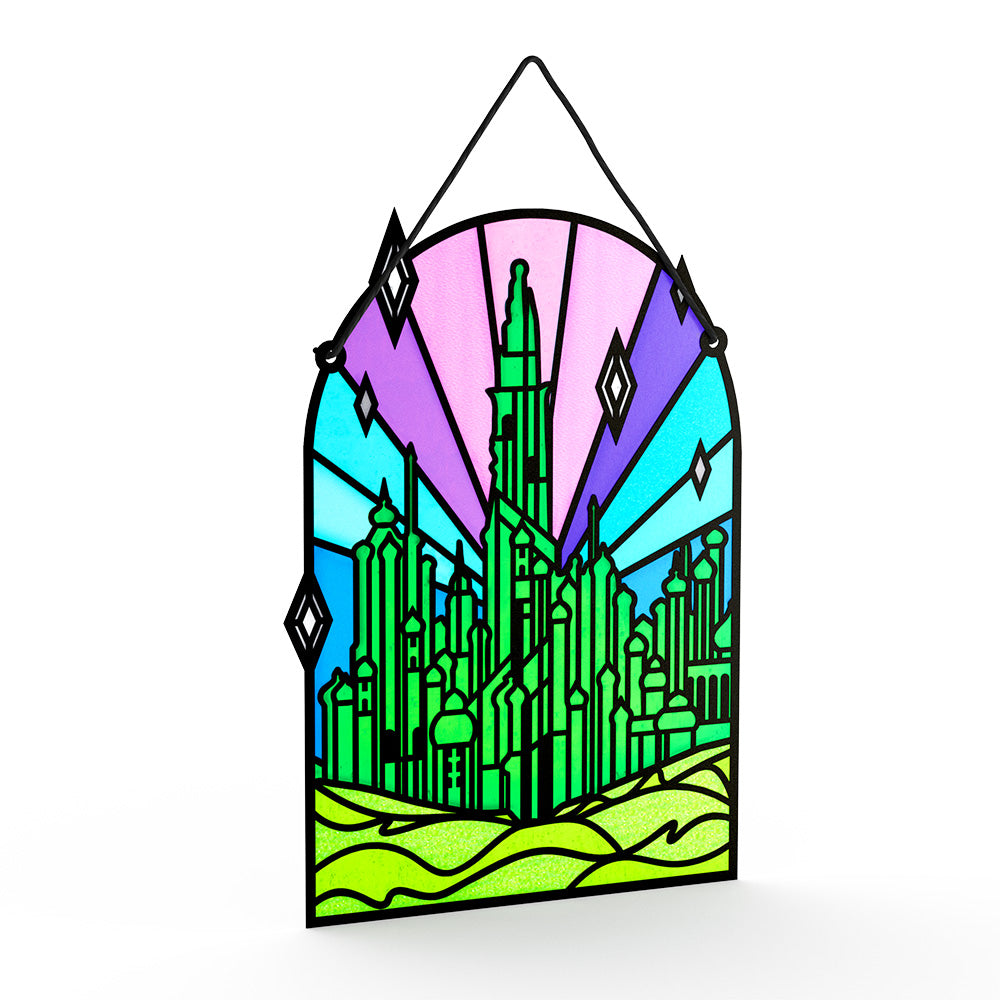 Wicked You Are Wickedly Wonderful Suncatcher Card & Pop-Up Bouquet Bundle