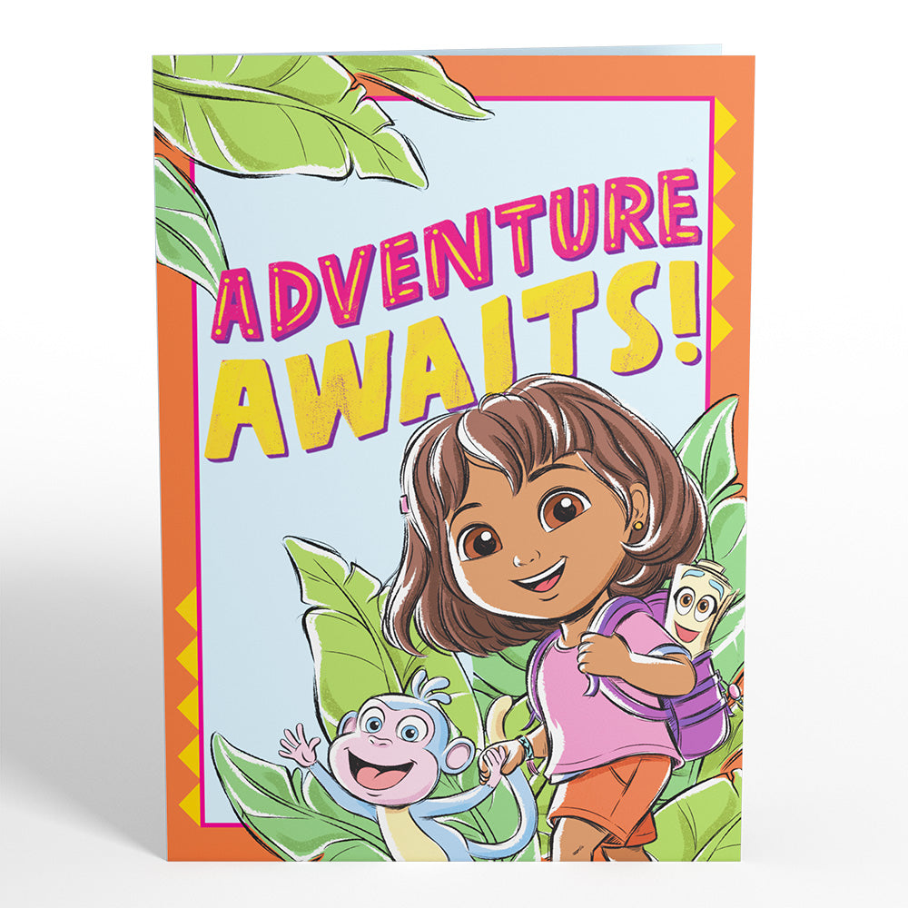 Dora the Explorer Adventure Awaits Pop-Up Card