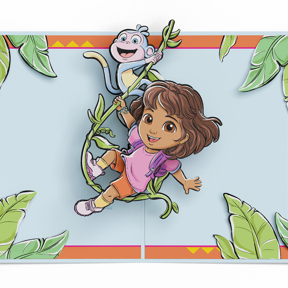 Dora the Explorer Adventure Awaits Pop-Up Card