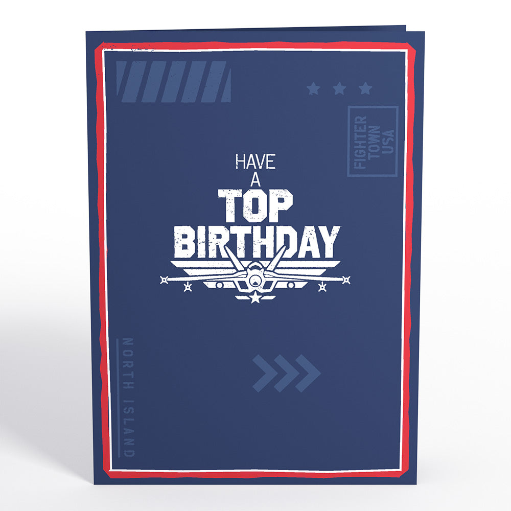 Top Gun: Maverick Have a Top Birthday Pop-Up Card