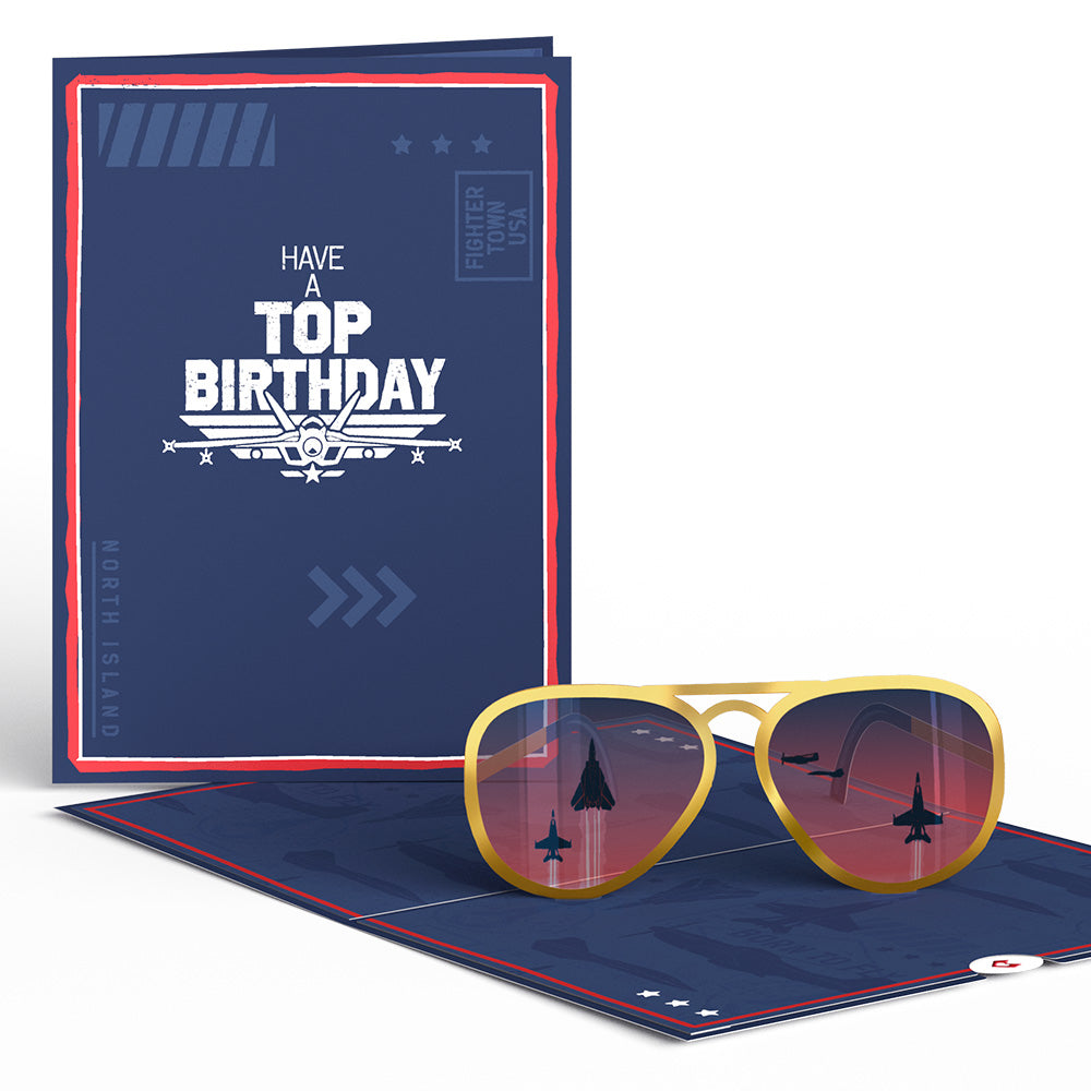 Top Gun: Maverick Have a Top Birthday Pop-Up Card