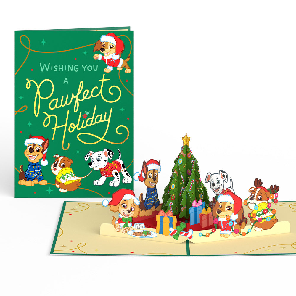 PAW Patrol Pawfect Holiday Pop-Up Card