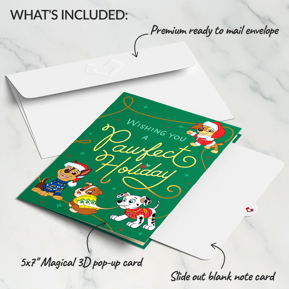 PAW Patrol Pawfect Holiday Pop-Up Card