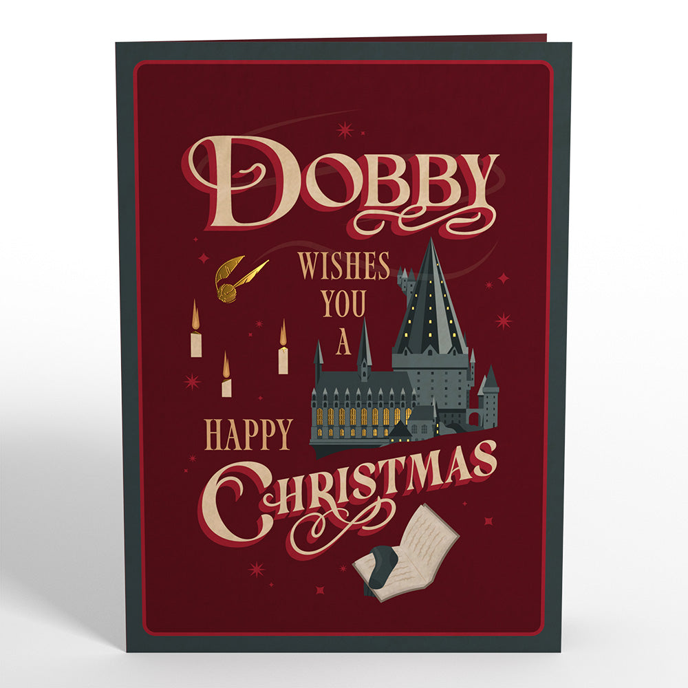 Harry Potter™ Dobby™ Christmas Pop-Up Card