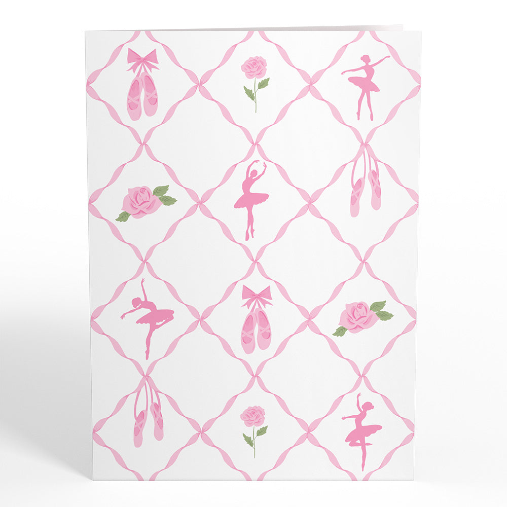 Ballet Slippers Pop-Up Card