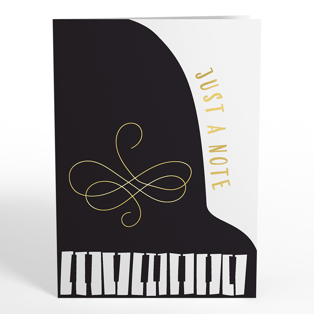 Just a Note Piano Pop-Up Card