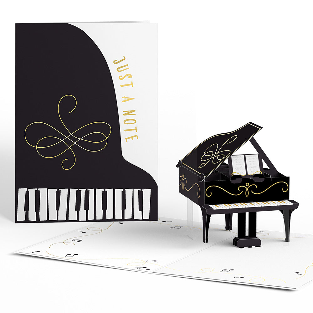 Just a Note Piano Pop-Up Card