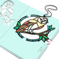 Nature's Peace Owl Suncatcher Card