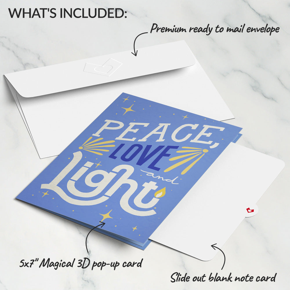 Hanukkah Dove Pop-Up Card
