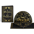 Art Deco New Year Pop-Up Card