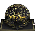 Art Deco New Year Pop-Up Card