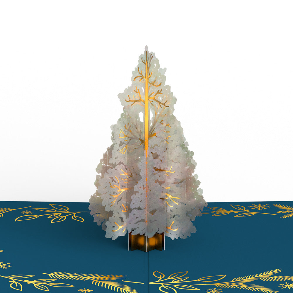 Evergreen Elegance Pop-Up Card