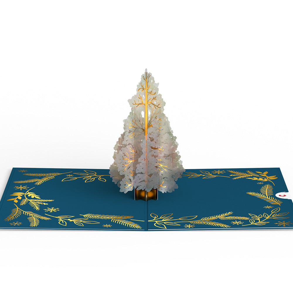 Evergreen Elegance Pop-Up Card