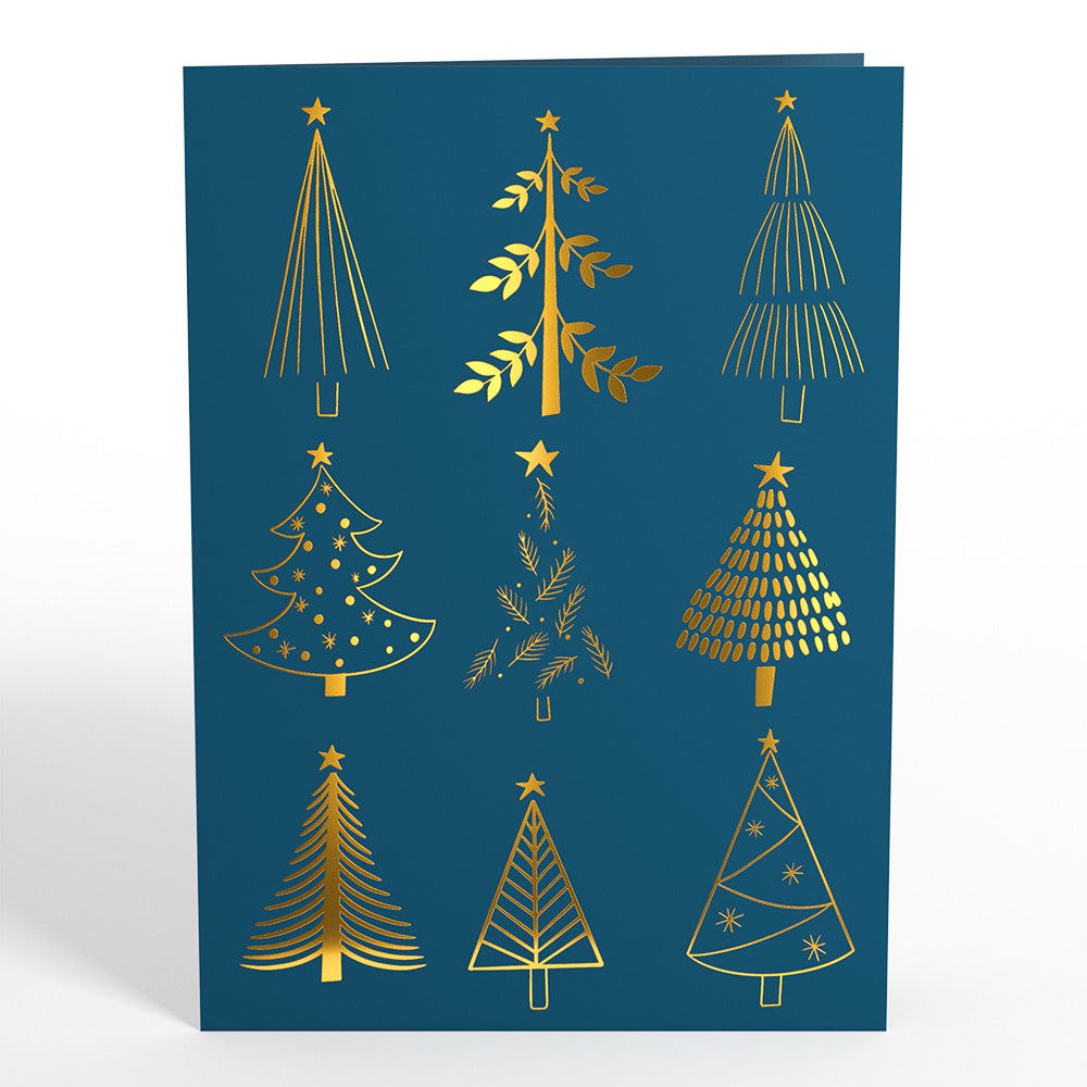 Evergreen Elegance Pop-Up Card
