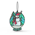 Warm Wishes Snowman Suncatcher Card