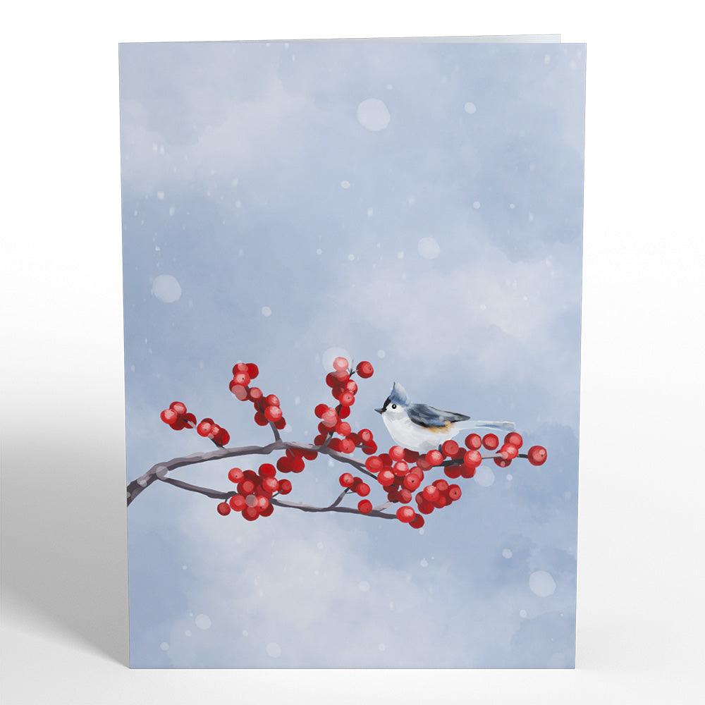 Snowfall's Hush Pop-Up Card