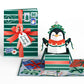 Season's Greetings Penguin Surprise Pop-Up Card