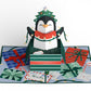 Season's Greetings Penguin Surprise Pop-Up Card