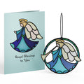 Angel Blessings to You Suncatcher Card
