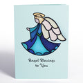 Angel Blessings to You Suncatcher Card