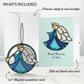 Angel Blessings to You Suncatcher Card
