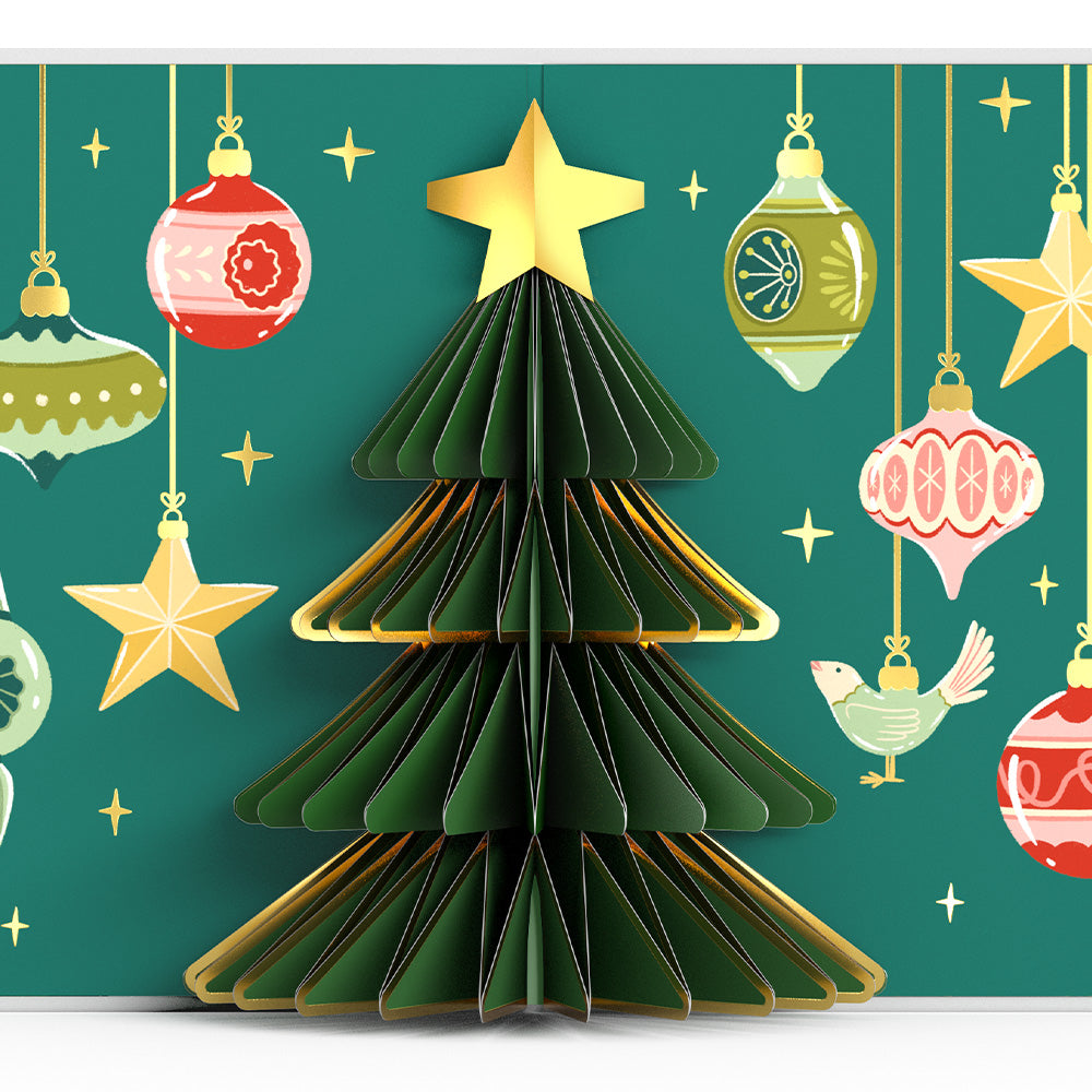 Tis the Season Christmas Tree Pop-Up Card