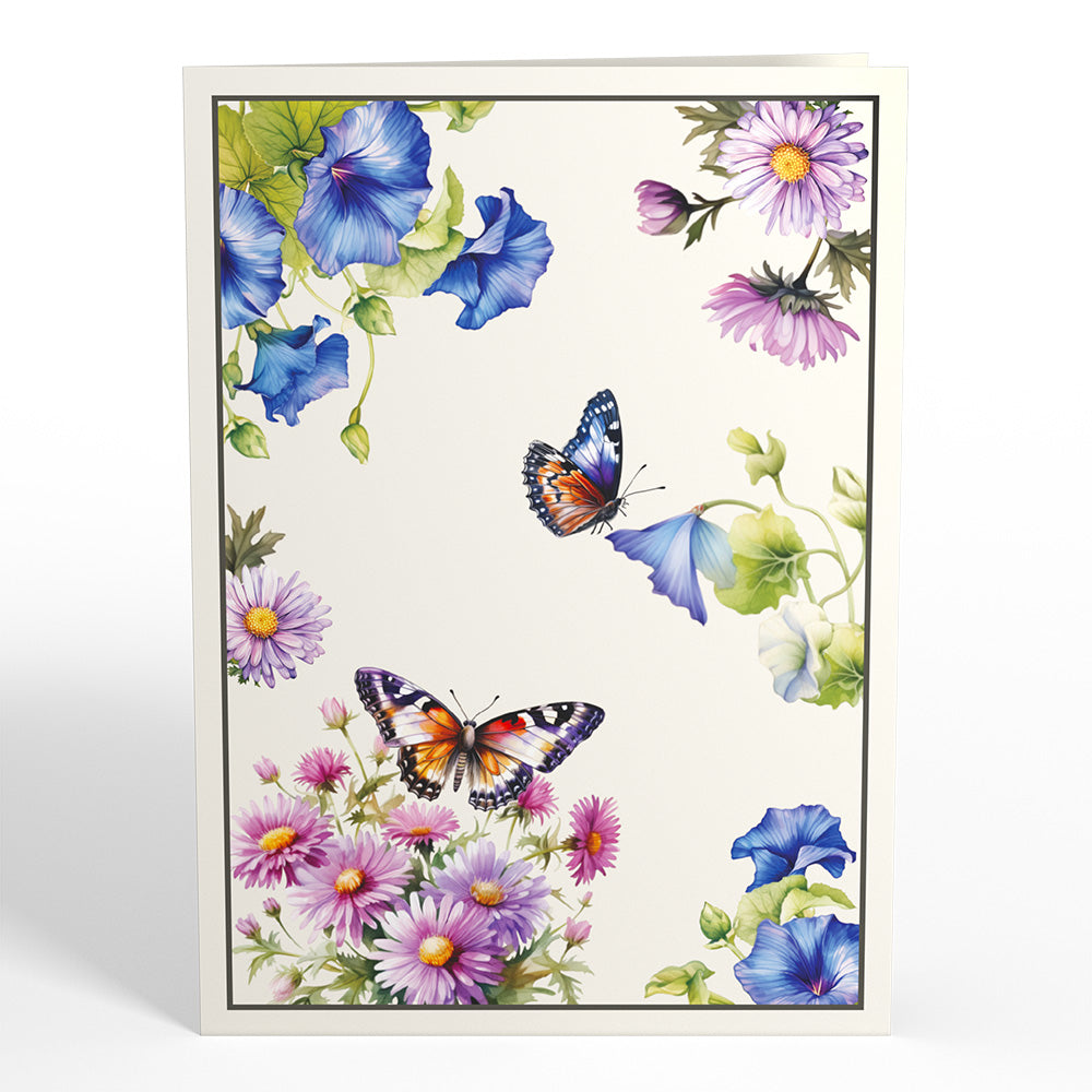 Born to Bloom: September Birth Month Flowers Pop-Up Card