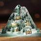 Winter Wishes Mountain Village Light-Up Pop-Up Card