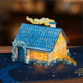 Home for Hanukkah Light-Up Pop-Up Card