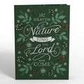 Let Heaven & Nature Sing Christmas Music and Lights Pop-Up Card