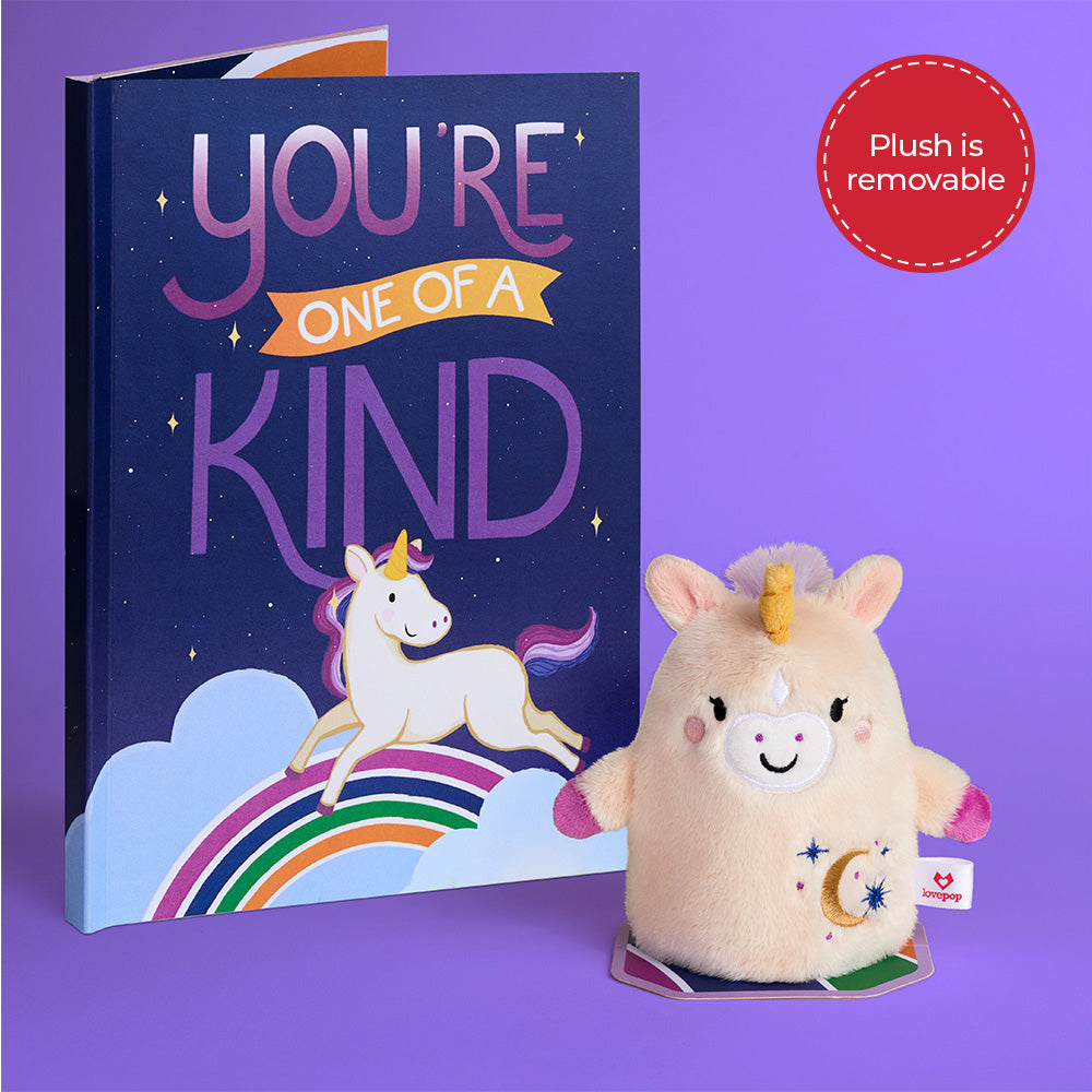 'One of a Kind' Unicorn Plushpop Card
