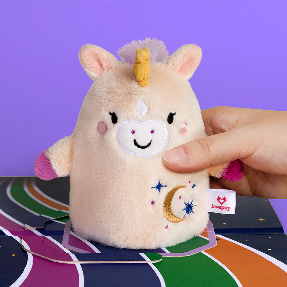 'One of a Kind' Unicorn Plushpop Card