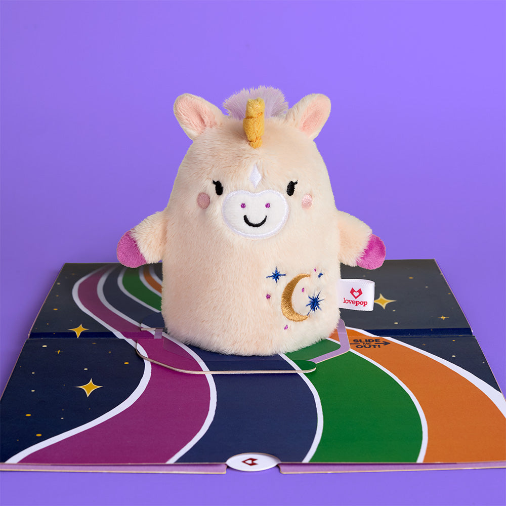 'One of a Kind' Unicorn Plushpop Card