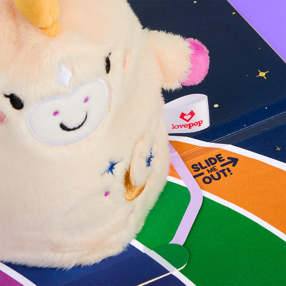 'One of a Kind' Unicorn Plushpop Card