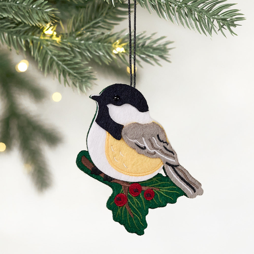 Winter Chickadee HeartFelt Charm Card™