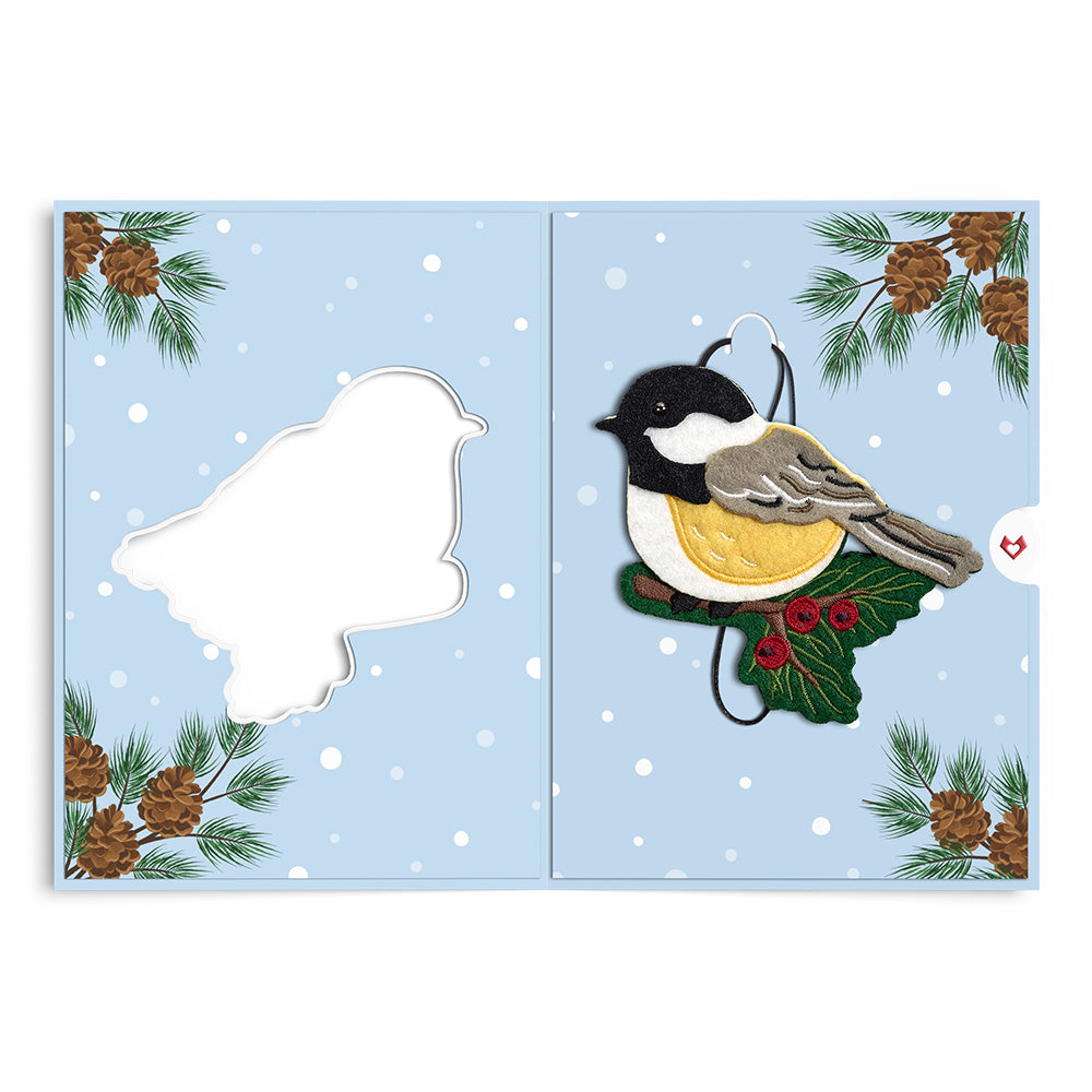 Winter Chickadee HeartFelt Charm Card™