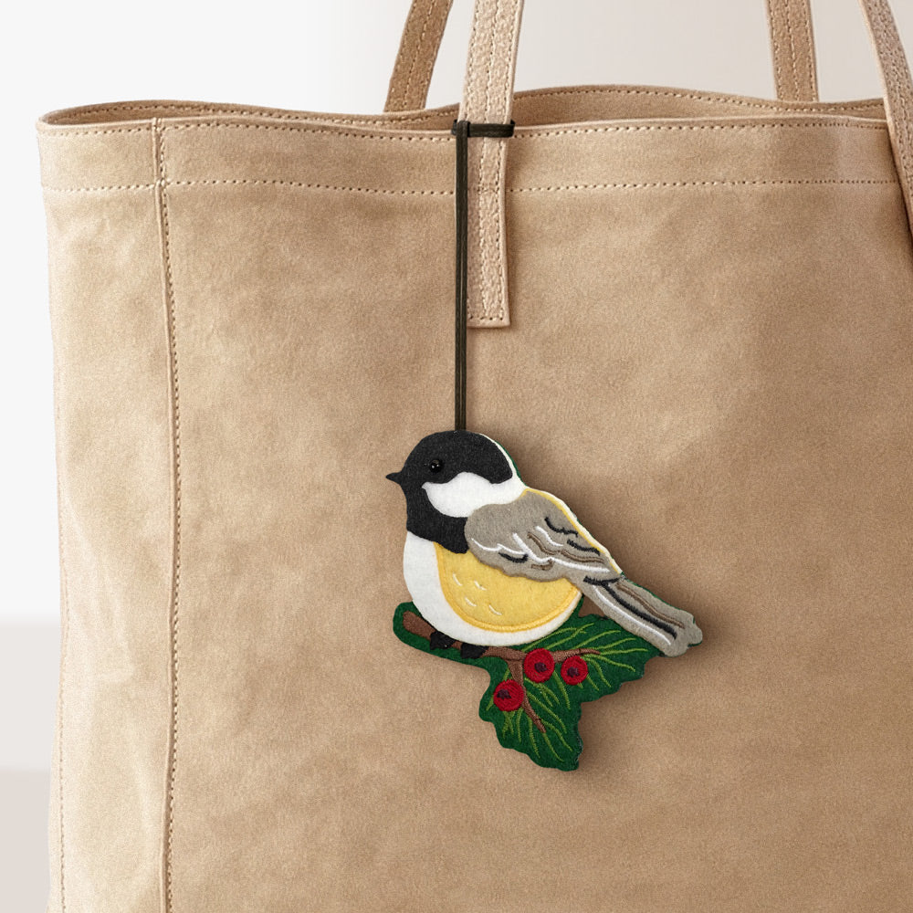 Winter Chickadee HeartFelt Charm Card™