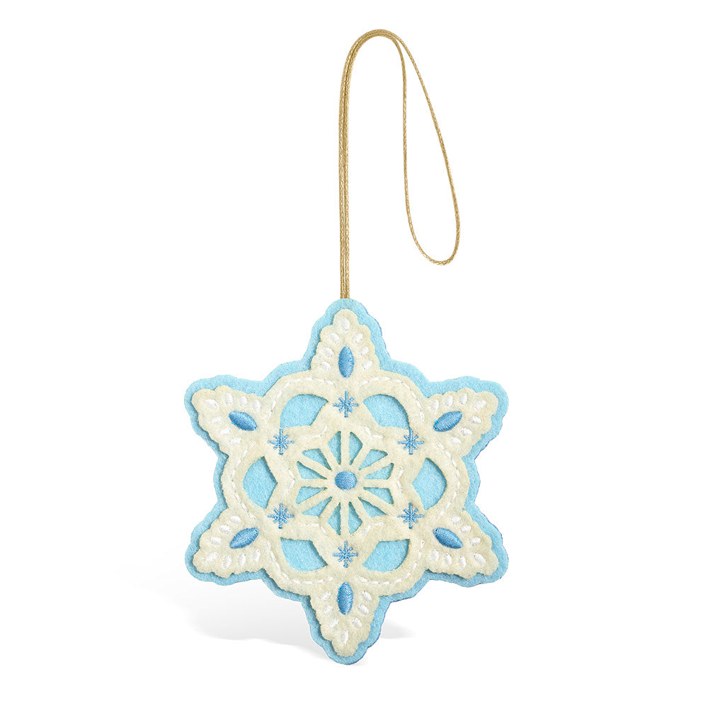 Icy Snowflake HeartFelt Charm Card™