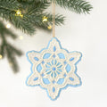 Icy Snowflake HeartFelt Charm Card™