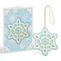 Icy Snowflake HeartFelt Charm Card™ & Suncatcher Bouquet Bundle