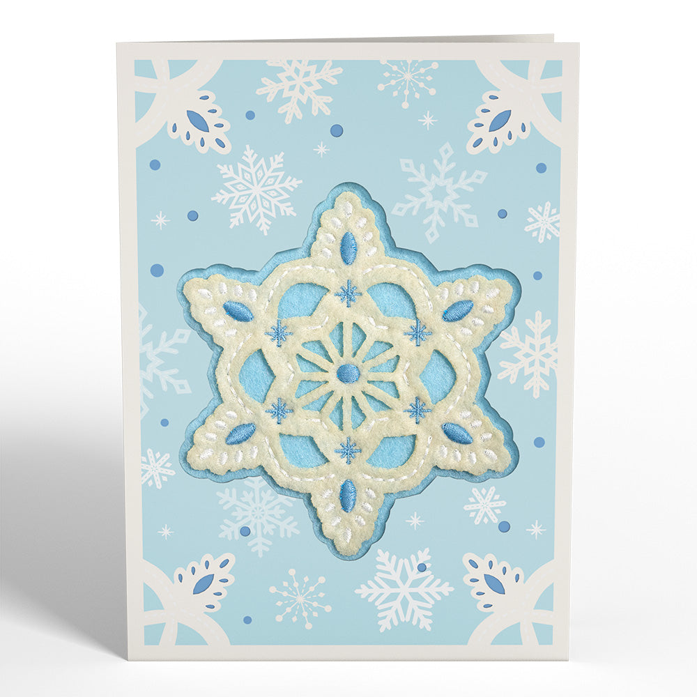 Icy Snowflake HeartFelt Charm Card™ & Suncatcher Bouquet Bundle